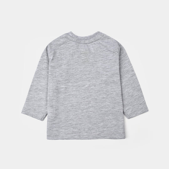 Infant Boys Poly Cotton Jersey Night Suit Racing Character-GREY
