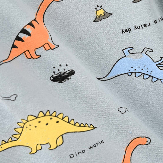 Infant Boys Lycra Jersey Night Suit DINO-Blue