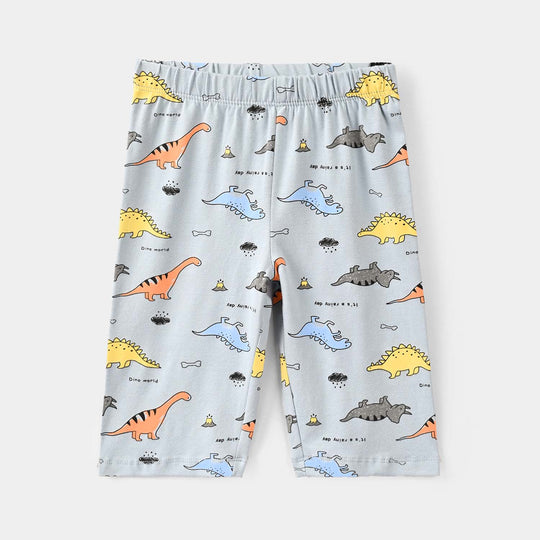 Infant Boys Lycra Jersey Night Suit DINO-Blue