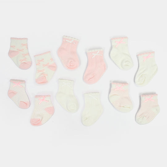 Cotton Baby Socks Set (6 Pairs)