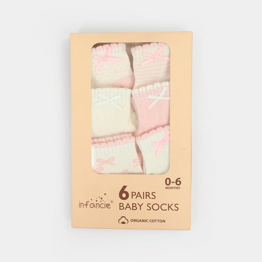 Cotton Baby Socks Set (6 Pairs)