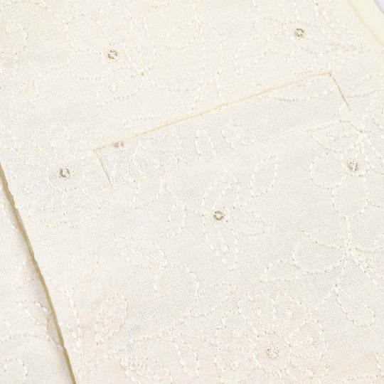 Boys Poly Cotton 3Piece Suit (Jagmag)-Off.White