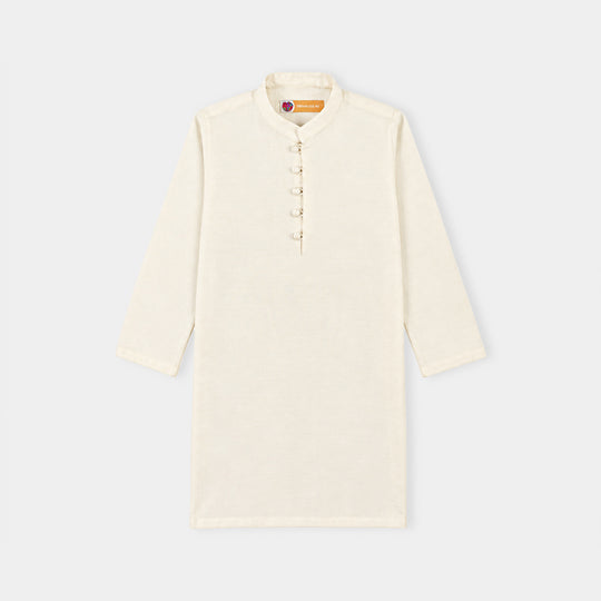 Boys Poly Cotton 3Piece Suit (Jagmag)-Off.White