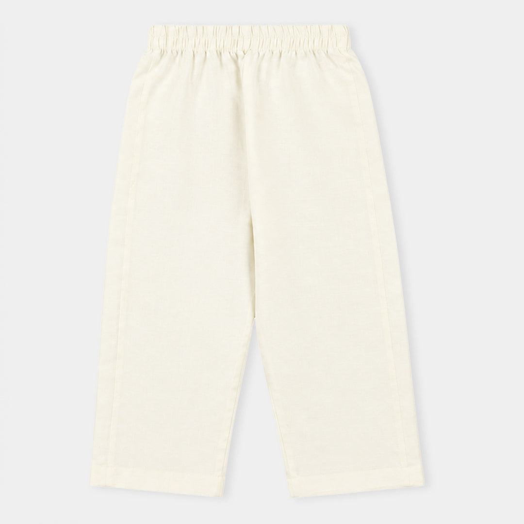 Boys Poly Cotton 3Piece Suit (Jagmag)-Off.White
