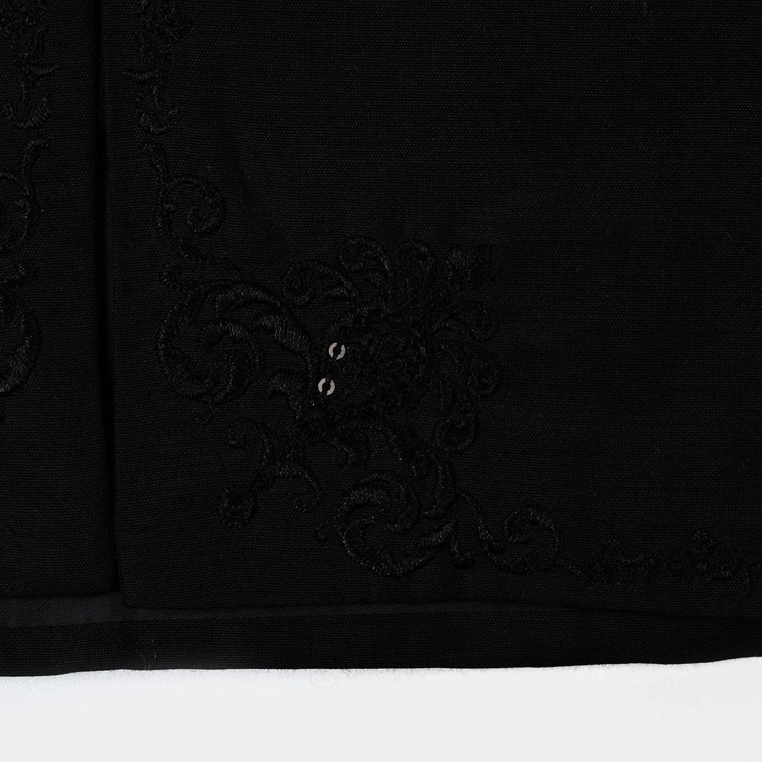 Boys Poly Cotton 3Piece Suit (Sitara)-BLACK