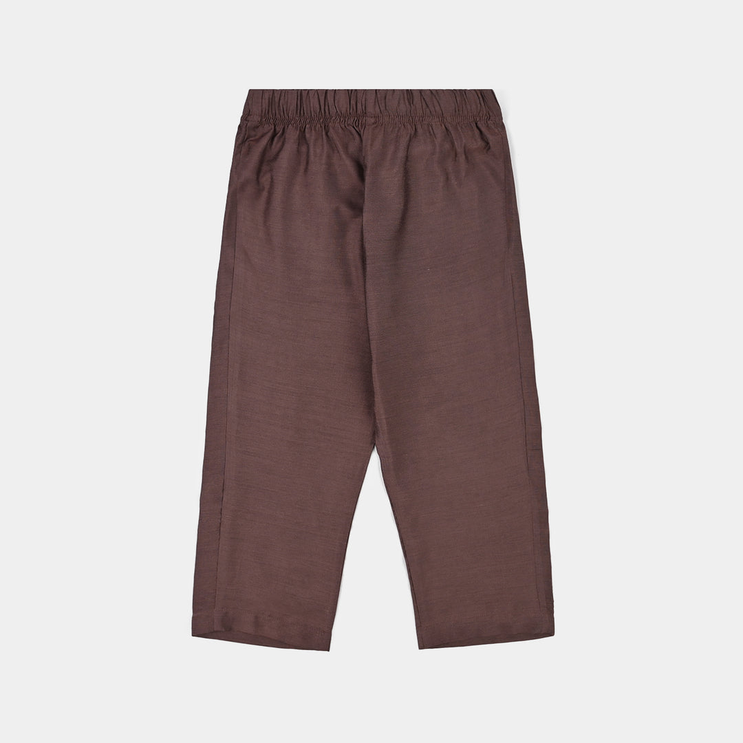 Boys Poly Cotton 2Piece Suit (Jagmag)-BROWN