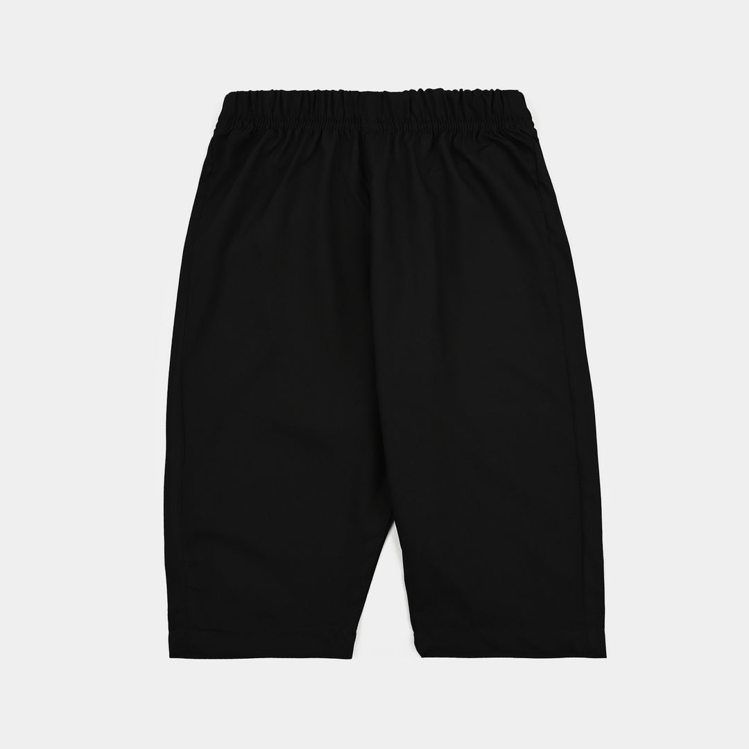 Infant Boys Poly Cotton 2Piece Suit (Blended)-BLACK