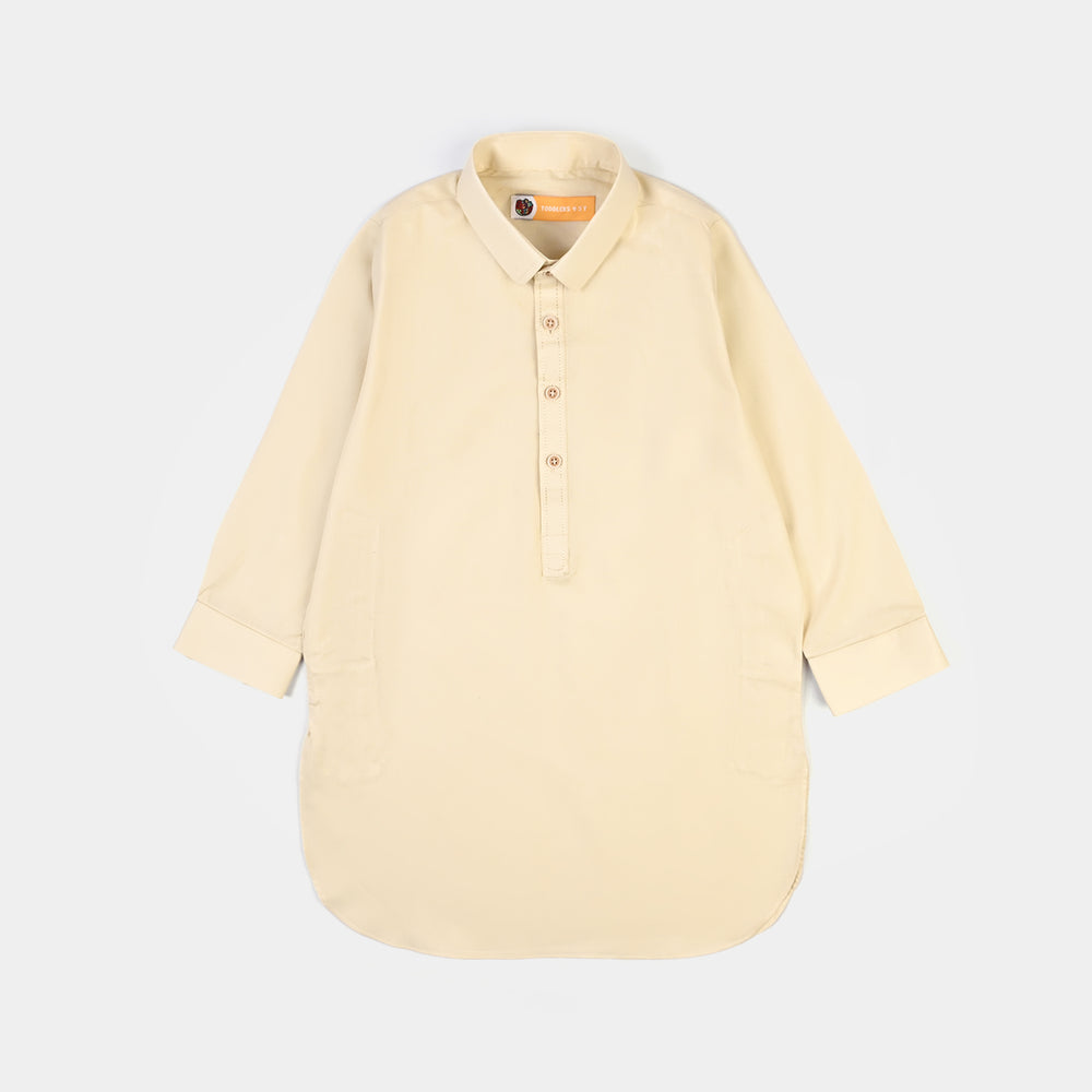 Boys Cotton Poplin 2Piece Suit (Grace)-OFF-White