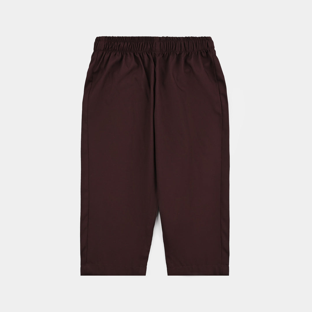 Infant Boys Poly Viscose 2 Piece Suit (Gulkaar) - Maroon