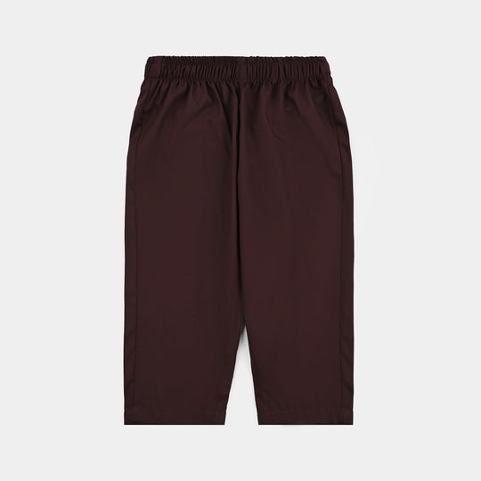 Infant Boys Poly Viscose 2 Piece Suit (Gulkaar) - Maroon