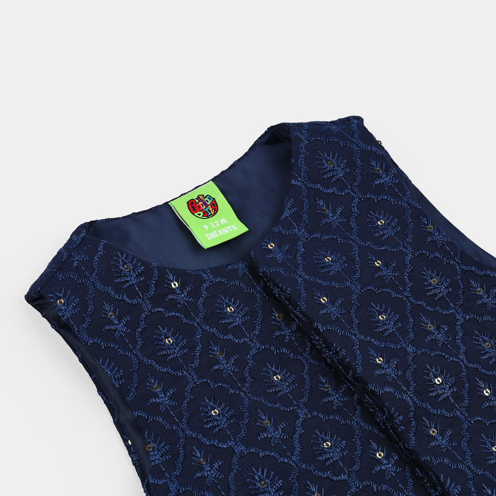 Infant Boys Poly Cotton Waistcoat (Royal) - Navy