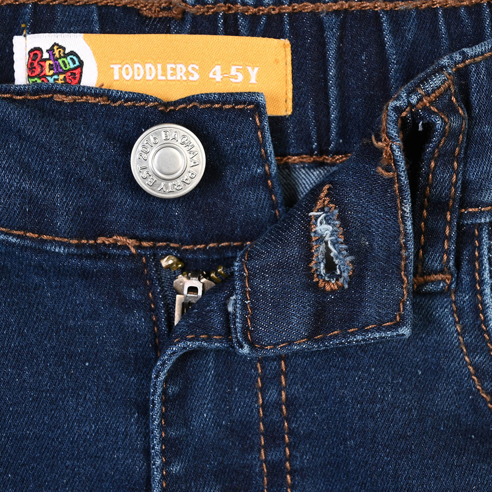 Boys Denim Stretch Pant In The Moment- Dark Blue