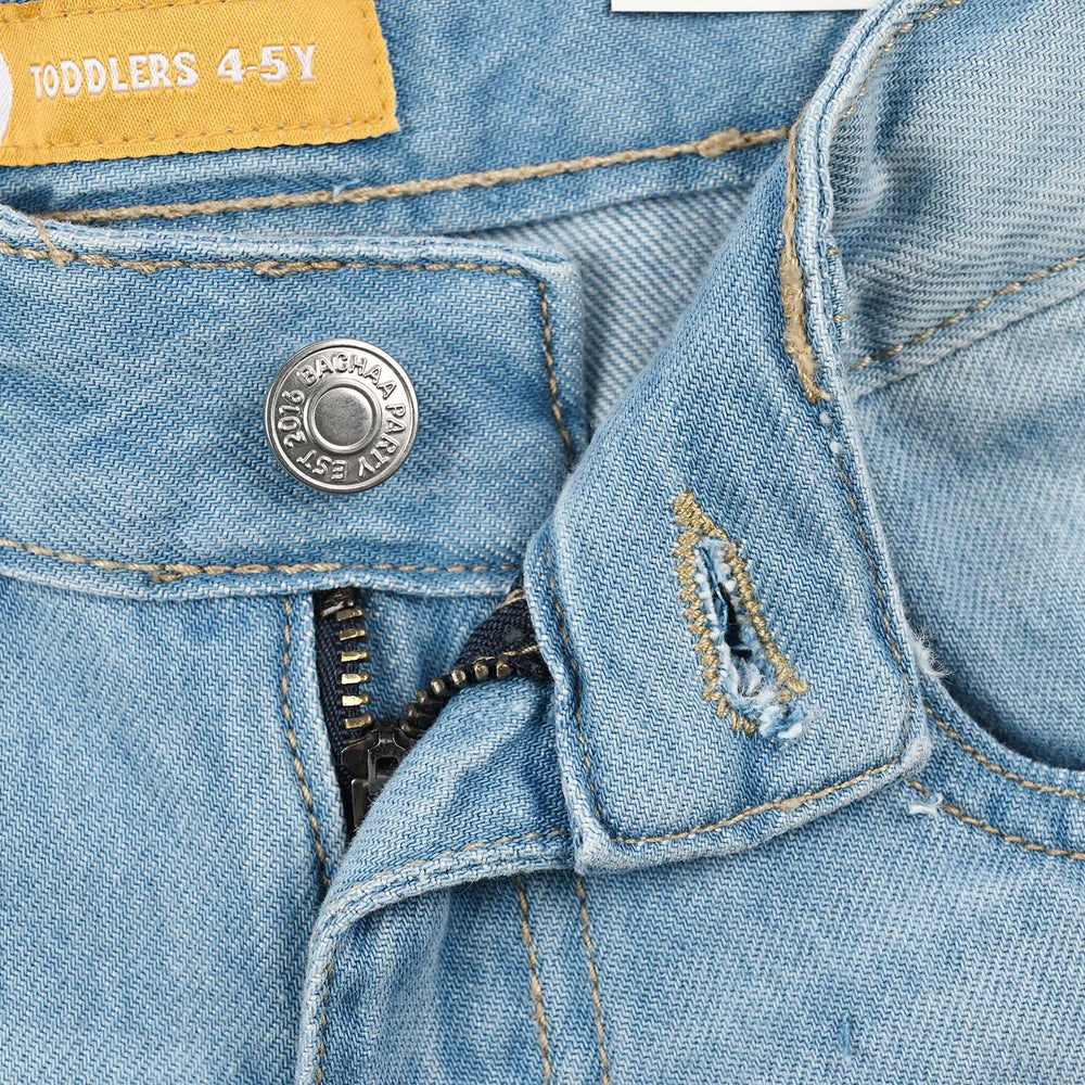 Boys Denim rigid Pant Stay Playful-LT.Blue