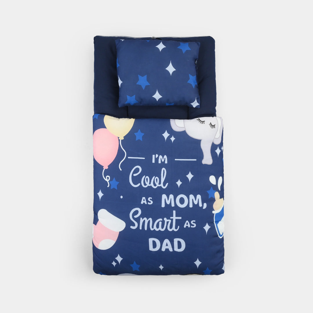 Baby Boy Carry Nest Blue Smart as Dad
