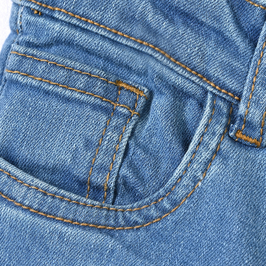 Boys Denim rigid Pant No Noise-Light Blue