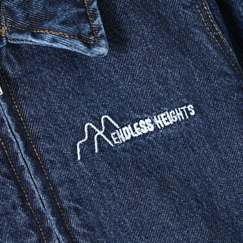 Boys Denim rigid Jacket - DARK BLUE