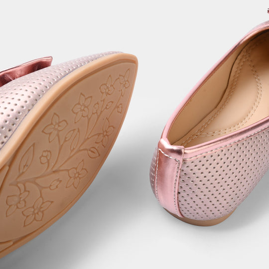 Girls Pumps BS - 052 - Champagne