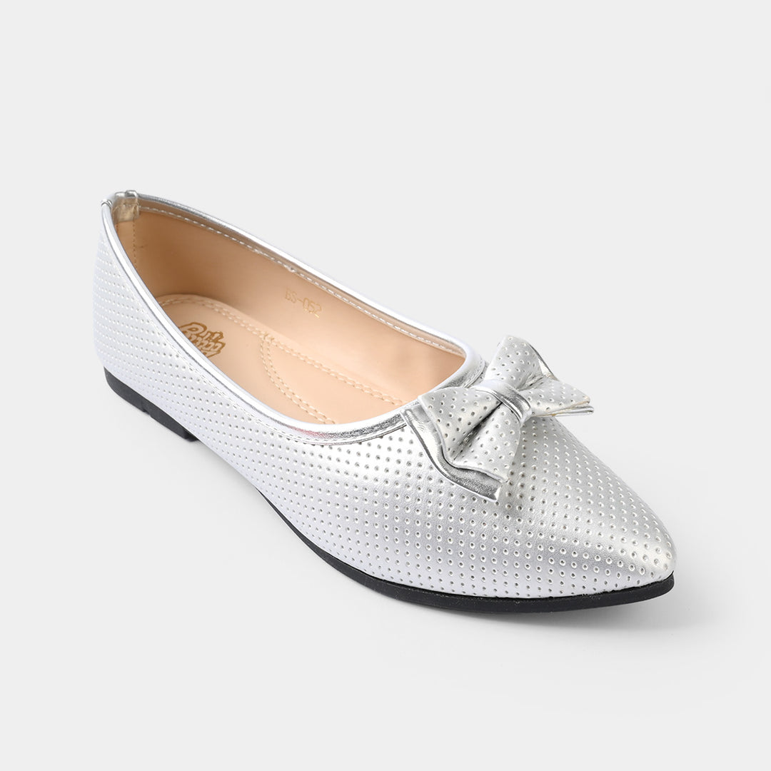 Girls Pumps BS - 052 - Silver