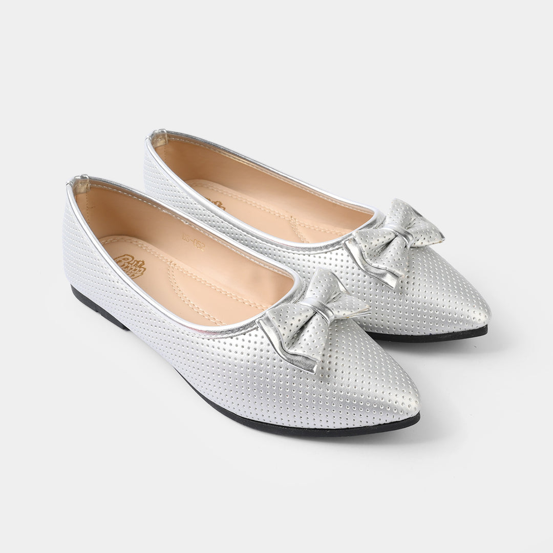 Girls Pumps BS - 052 - Silver