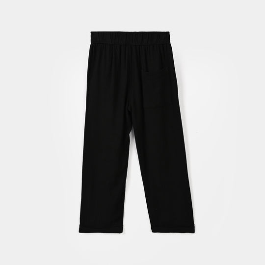 Boys Jacquard Woven Suit-BLACK
