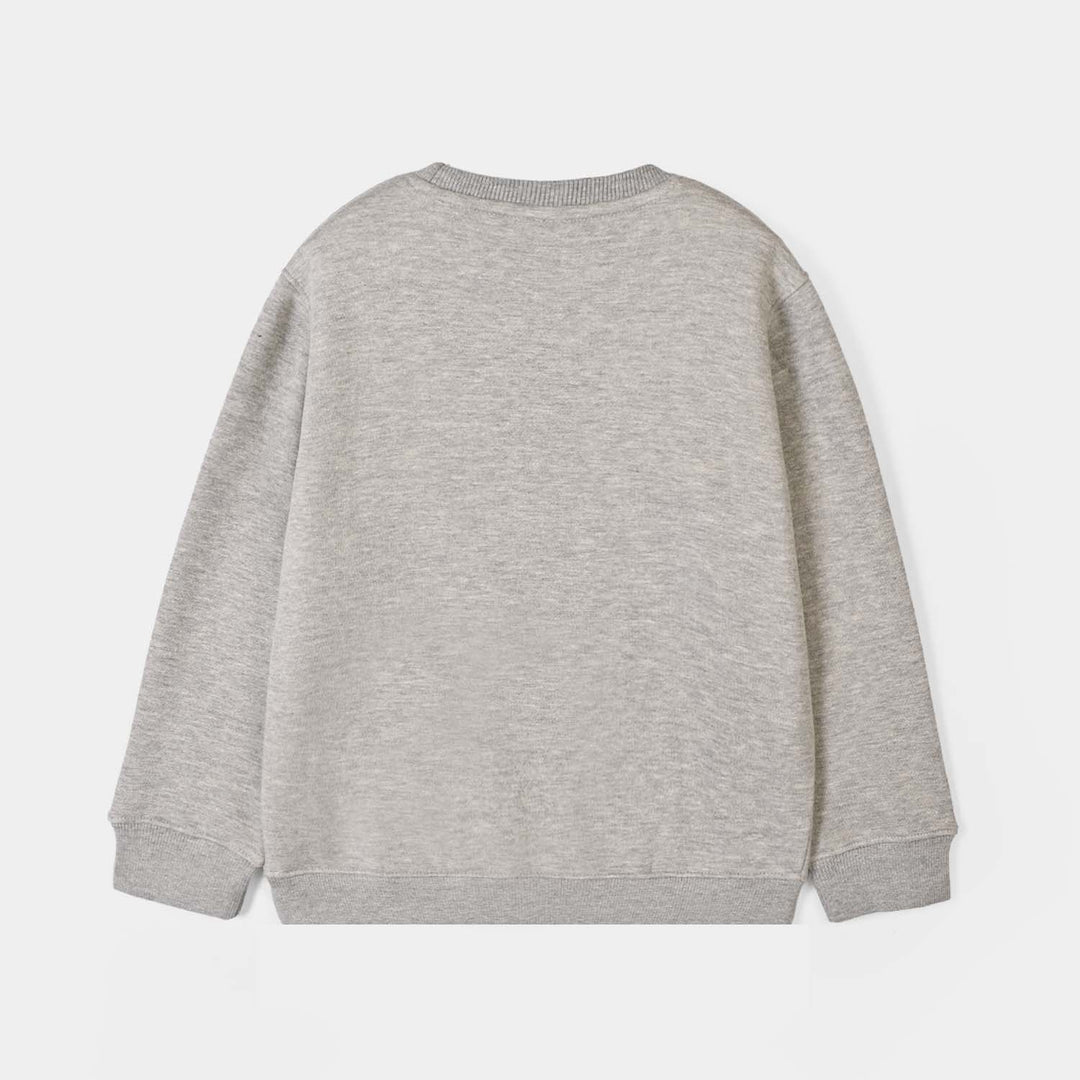 Boys Fleece SweatShirt Sports-Heater.Grey