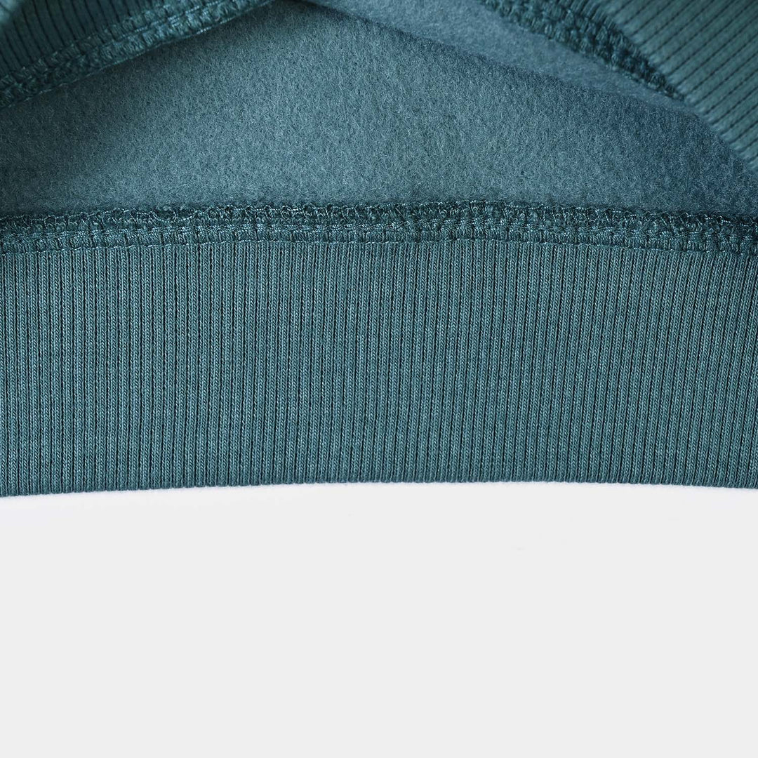 Girls Fleece Sweatshirt Simplicity Is The Key- Teal