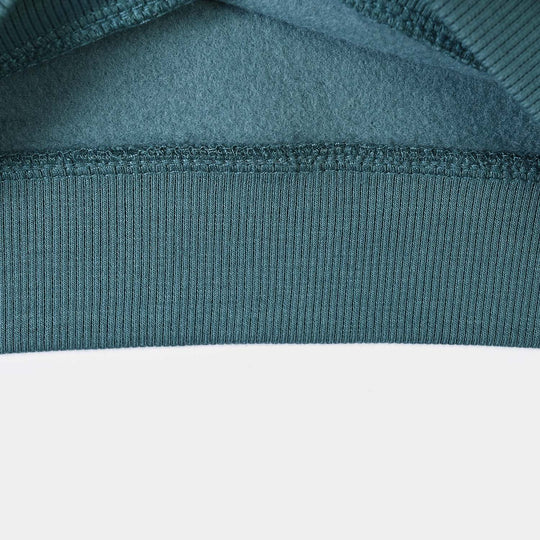 Girls Fleece Sweatshirt Simplicity Is The Key- Teal