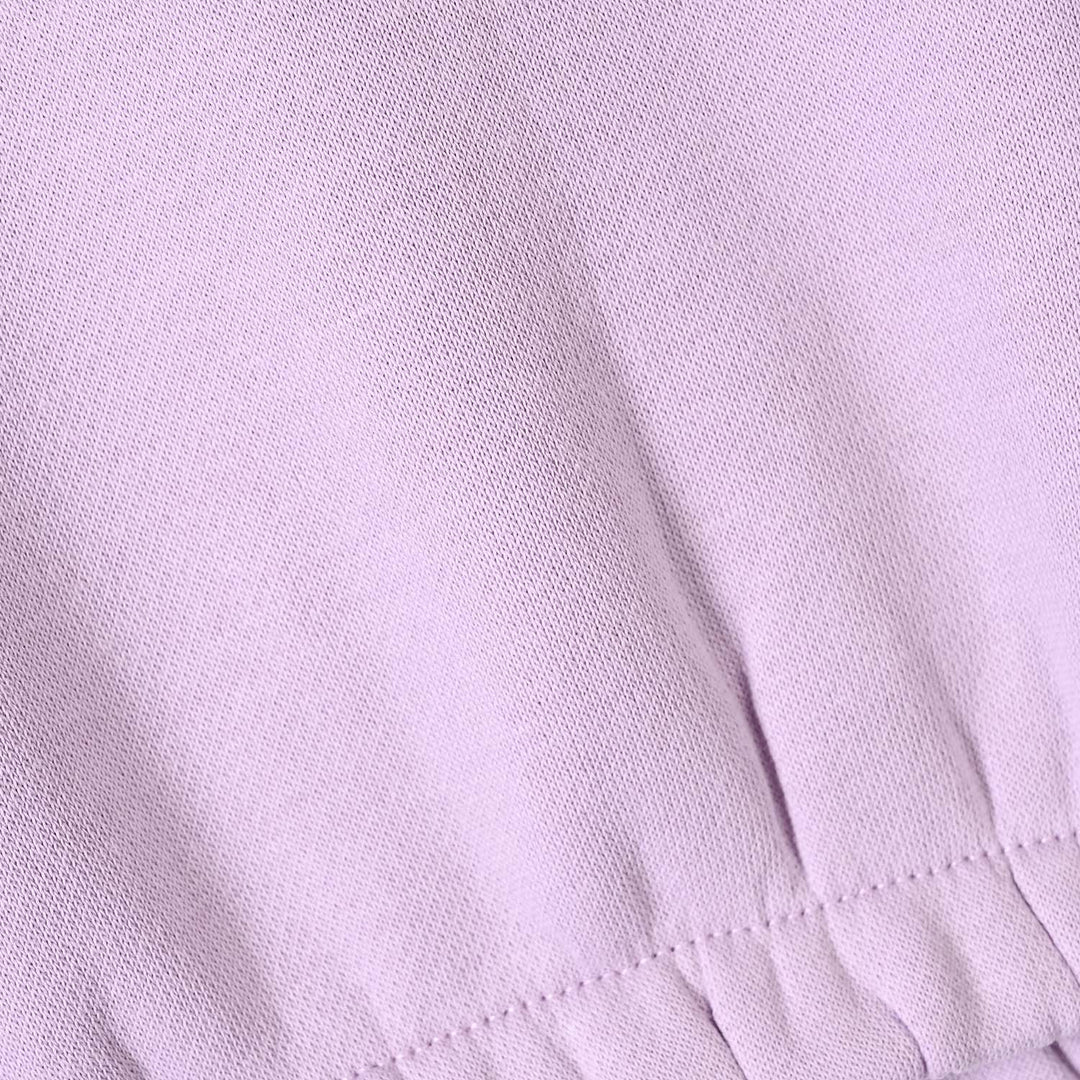 Girls Fleece Sweatshirt Net Bow-Orchid
