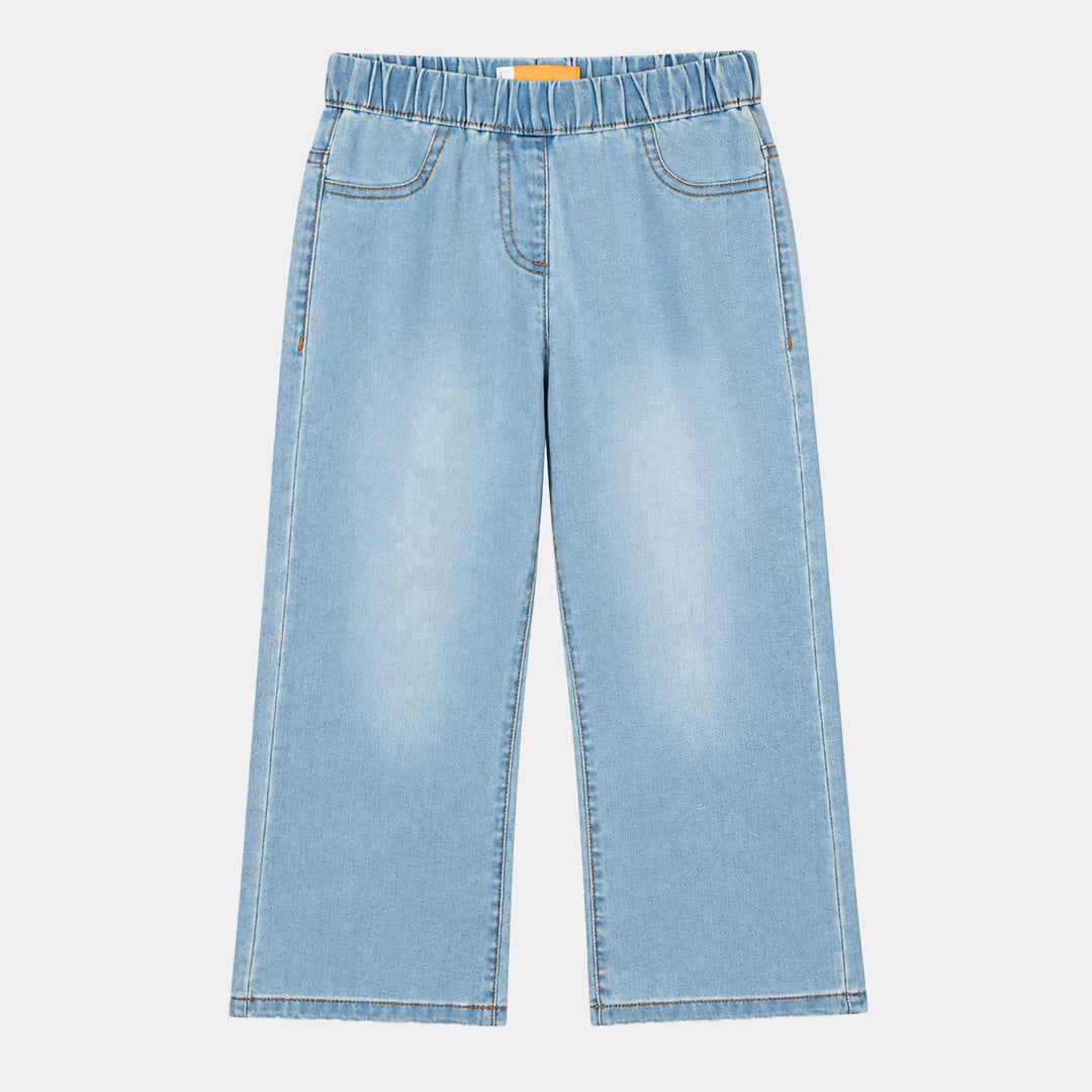 Girls Denim Stretch Jegging Basic Light-LT.Blue