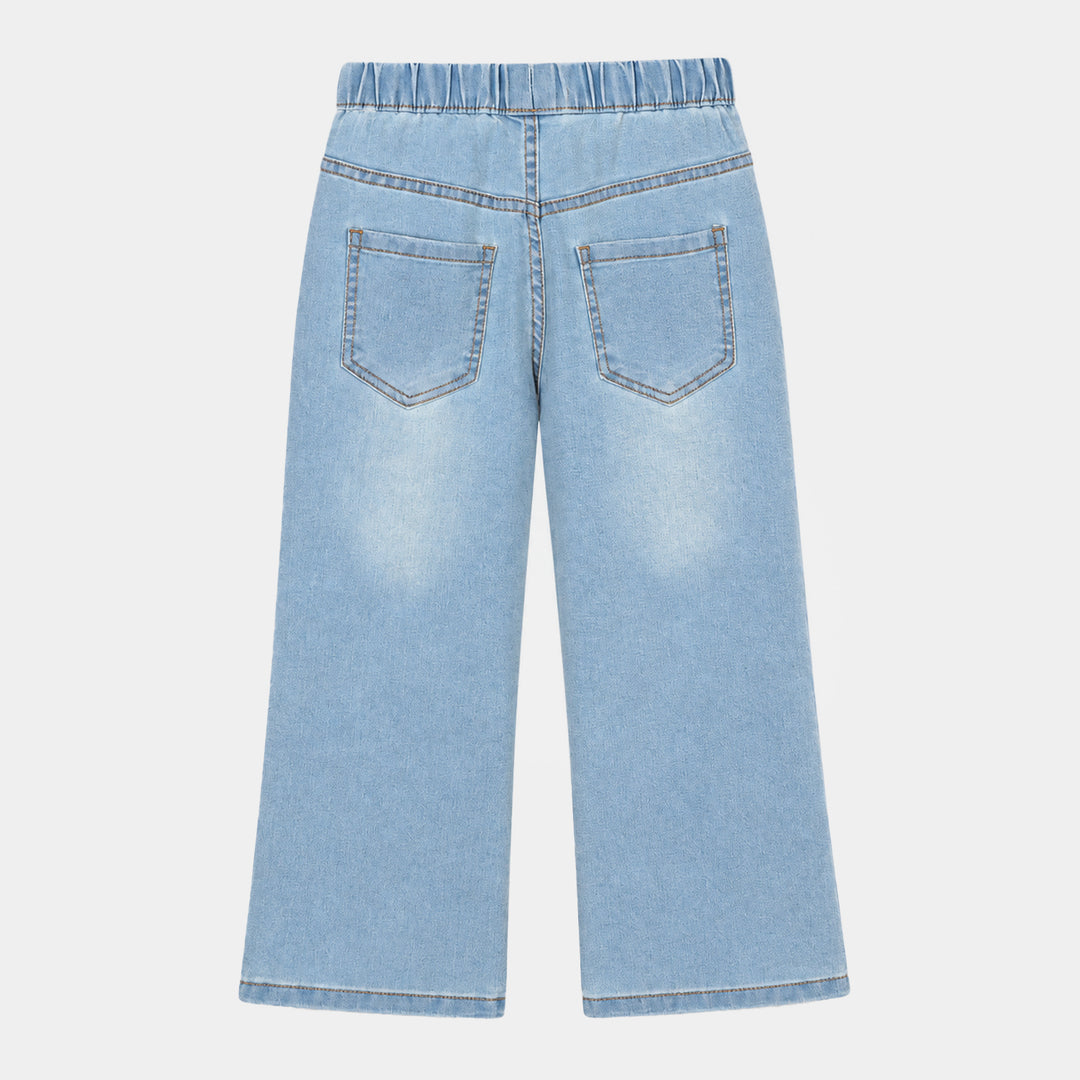 Girls Denim Stretch Jegging Basic Light-LT.Blue