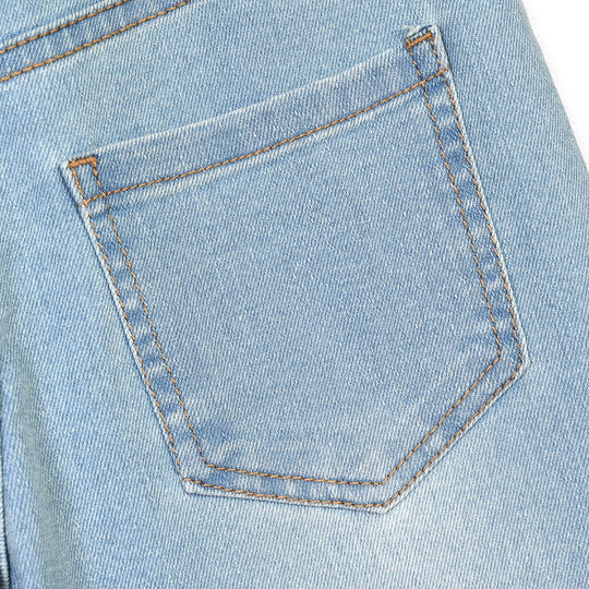 Girls Denim Stretch Jegging Basic Light-LT.Blue