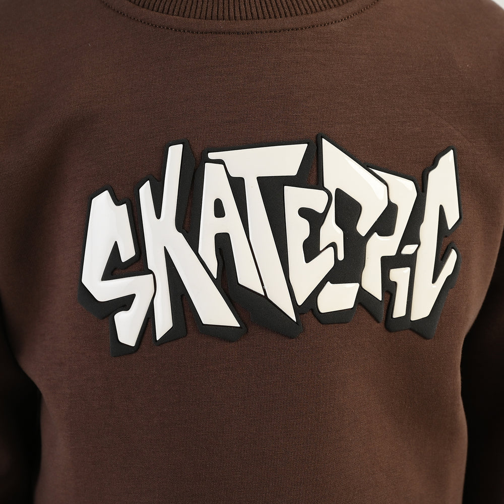 Boys  SweatShirt Skate Epic-BROWN
