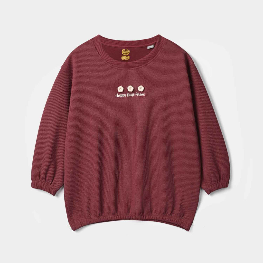 Girls  Sweatshirt Happy Days Ahead