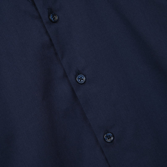 Boys Cotton Poplin Formal Shirt (Navy)