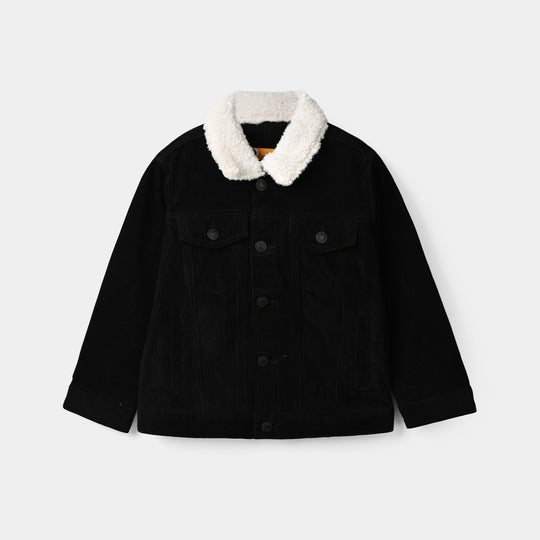 Boys Corduroy Jacket Black