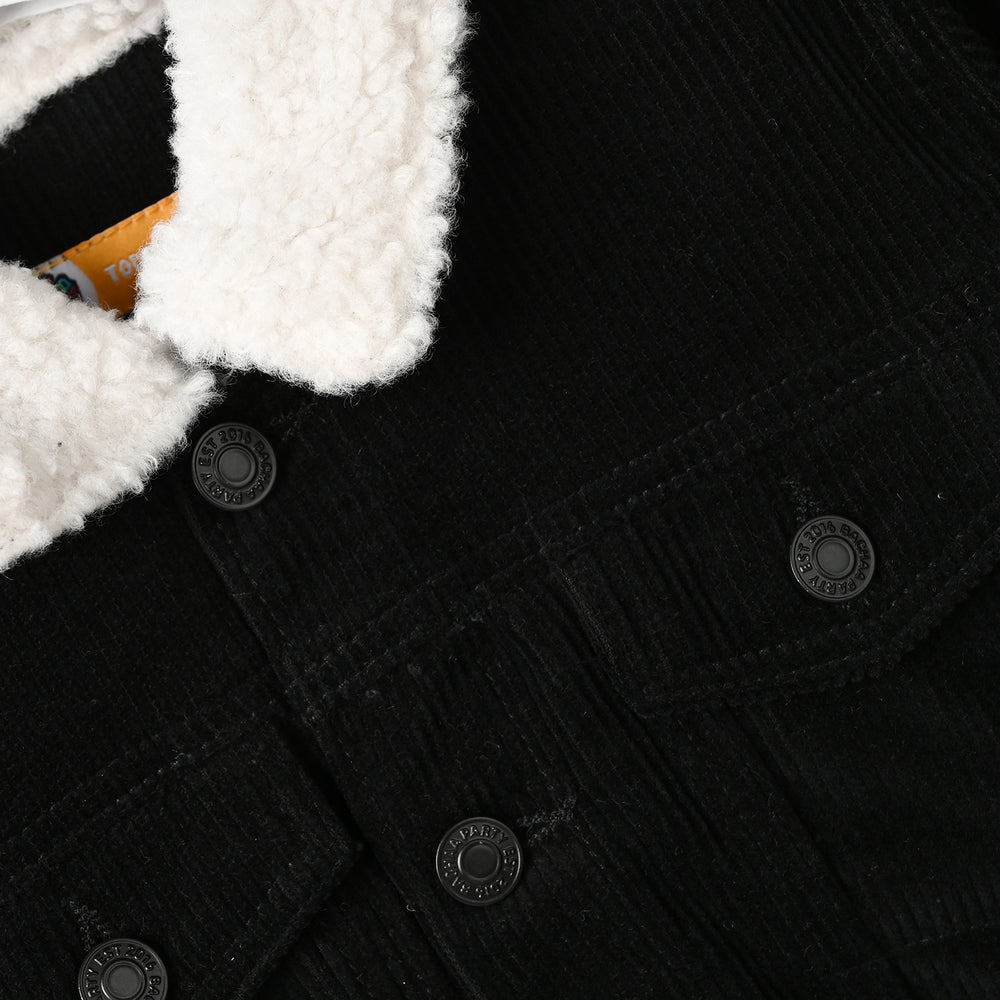 Boys Corduroy Jacket Black