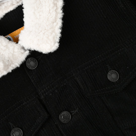 Boys Corduroy Jacket Black