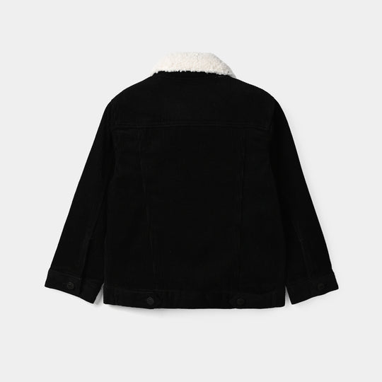 Boys Corduroy Jacket Black