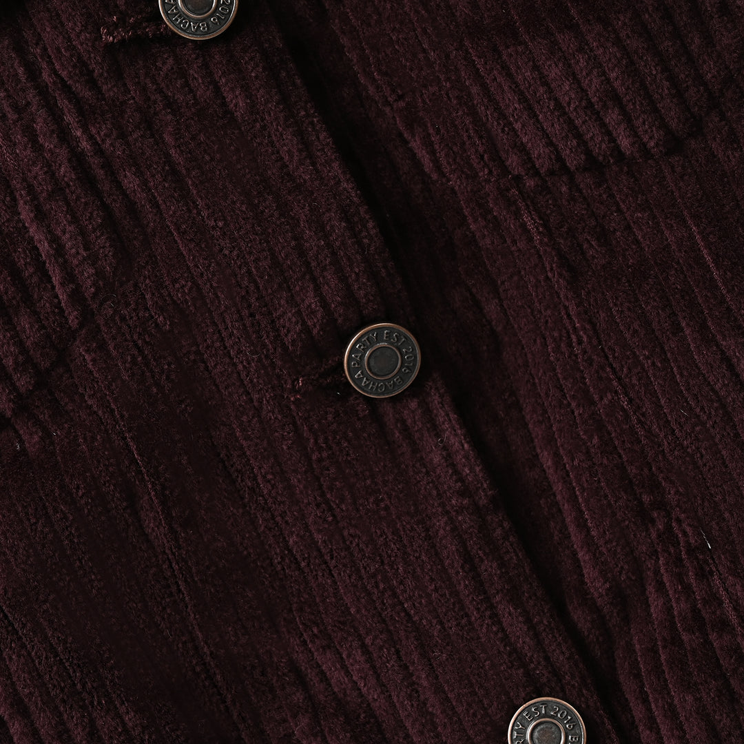 Girls Corduroy Jacket Brown