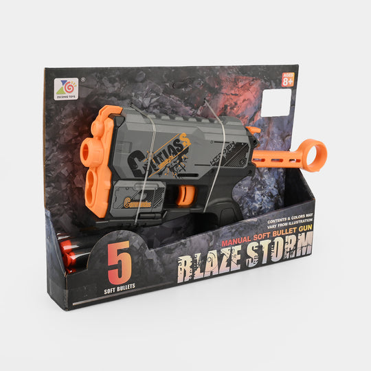 Blaze Storm Manual Soft Dart Blaster