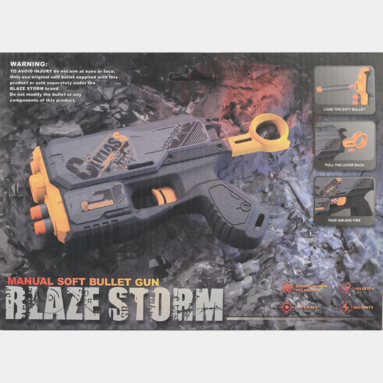 Blaze Storm Manual Soft Dart Blaster