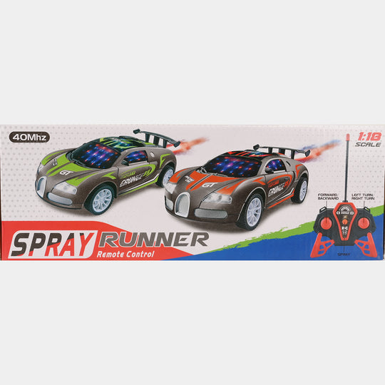 Spray Runner RC Remote Control Car