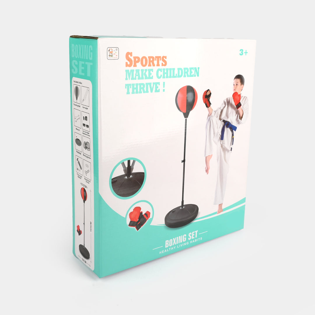 Kids Adjustable Standing Boxing Set