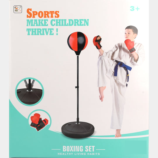 Kids Adjustable Standing Boxing Set