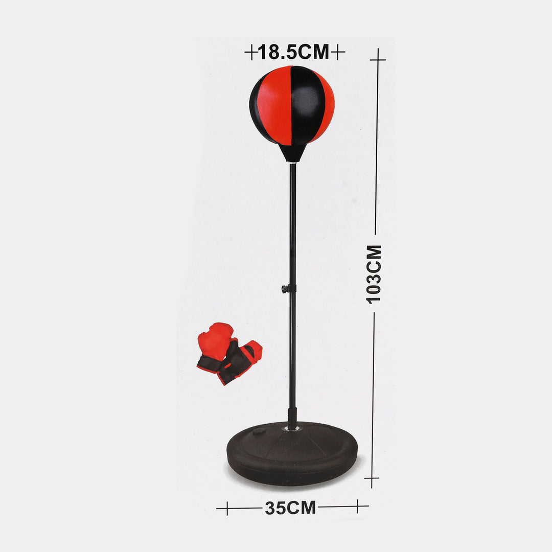Kids Adjustable Standing Boxing Set