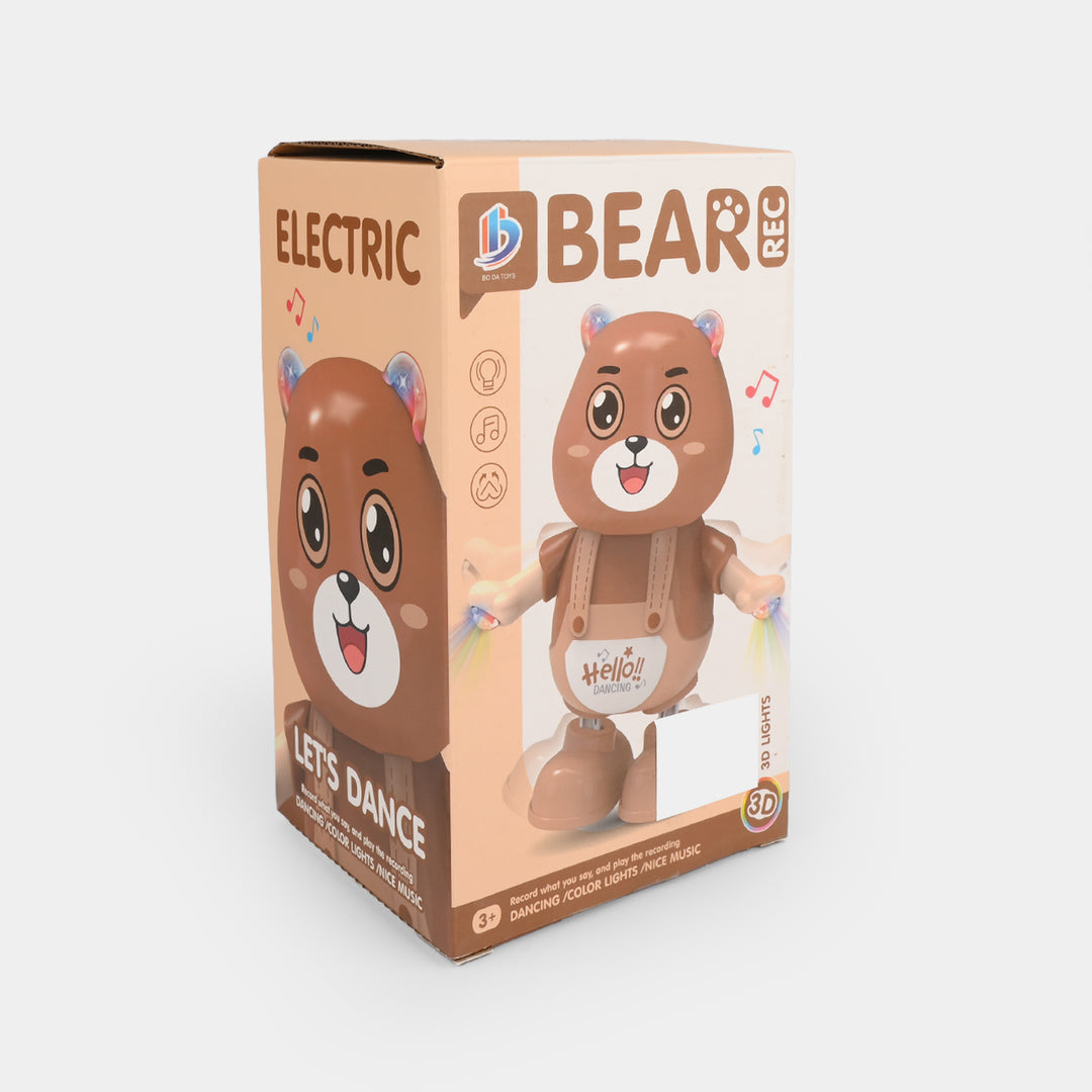Electric Bear Dancing Toy with Light & Music