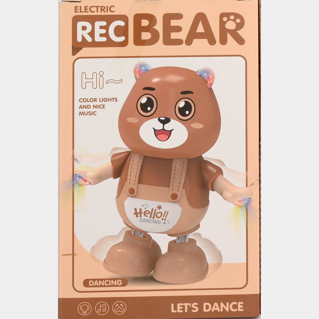Electric Bear Dancing Toy with Light & Music