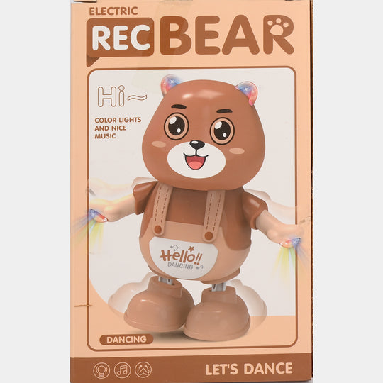 Electric Bear Dancing Toy with Light & Music