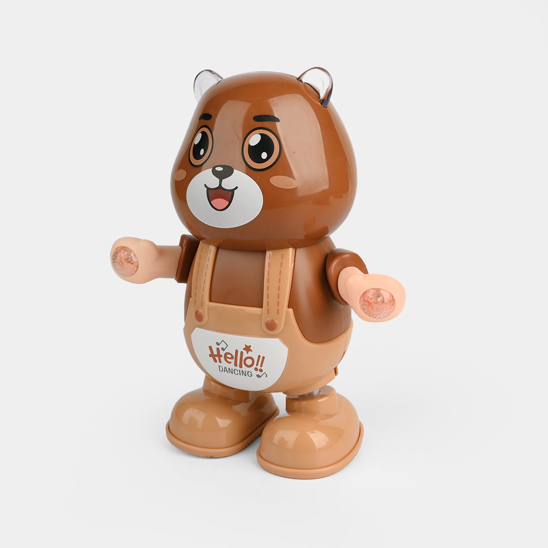 Electric Bear Dancing Toy with Light & Music