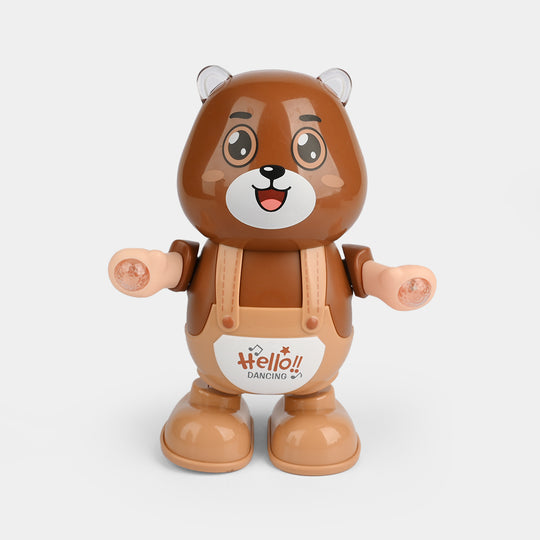 Electric Bear Dancing Toy with Light & Music